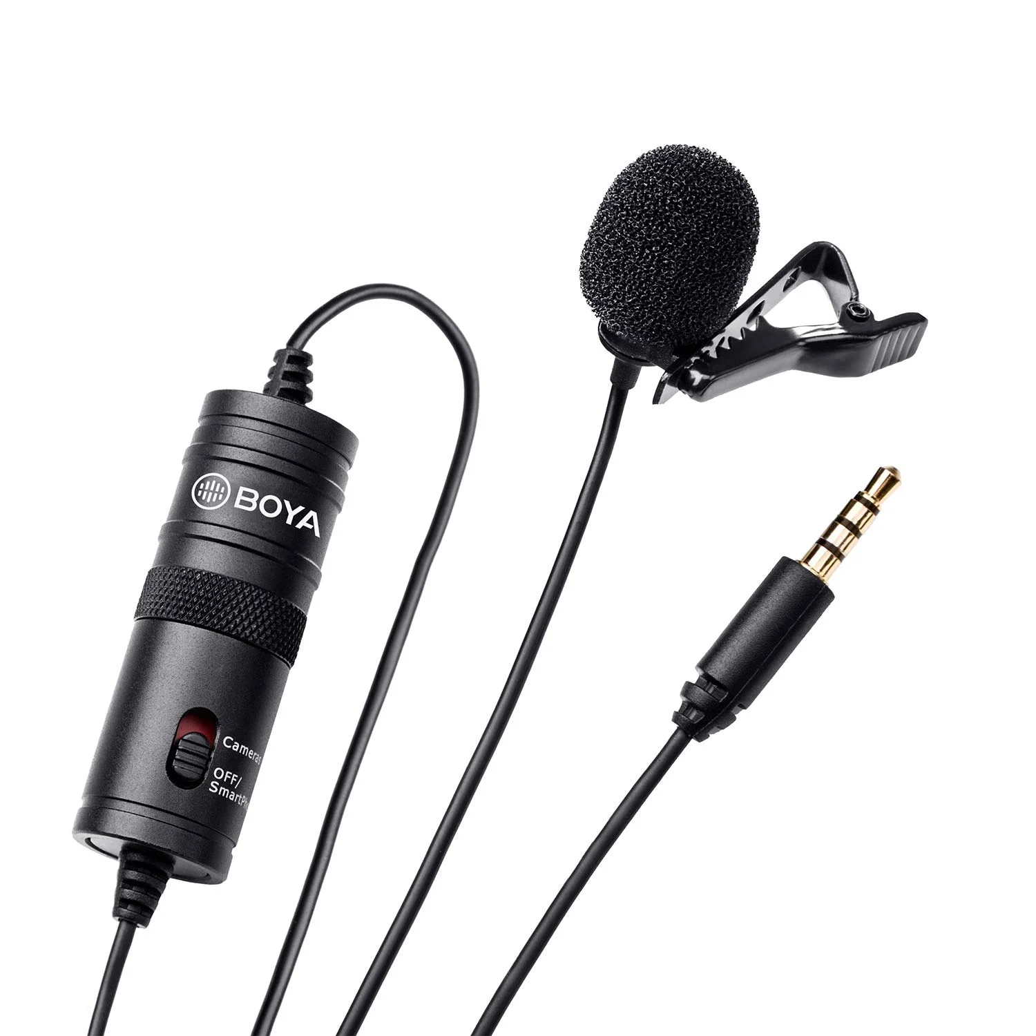 BOYA BY-M1 Omni-Directional Lavalier Condenser Microphone for Smartphones, DSLR Cameras & PCs 2
