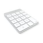 Satechi Slim Aluminum Bluetooth Wireless Keypad & 18-Key Number Pad - Silver