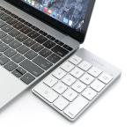 Satechi Slim Aluminum Bluetooth Wireless Keypad & 18-Key Number Pad - Silver