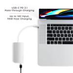 Satechi 8-in-1 USB-C Hub V2 with 115W PD Charging, 4K HDMI, Gigabit Ethernet - Silver