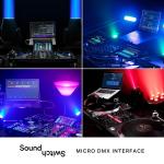 SoundSwitch Micro DMX Interface - Ultra-Compact USB to DMX Lighting Controller