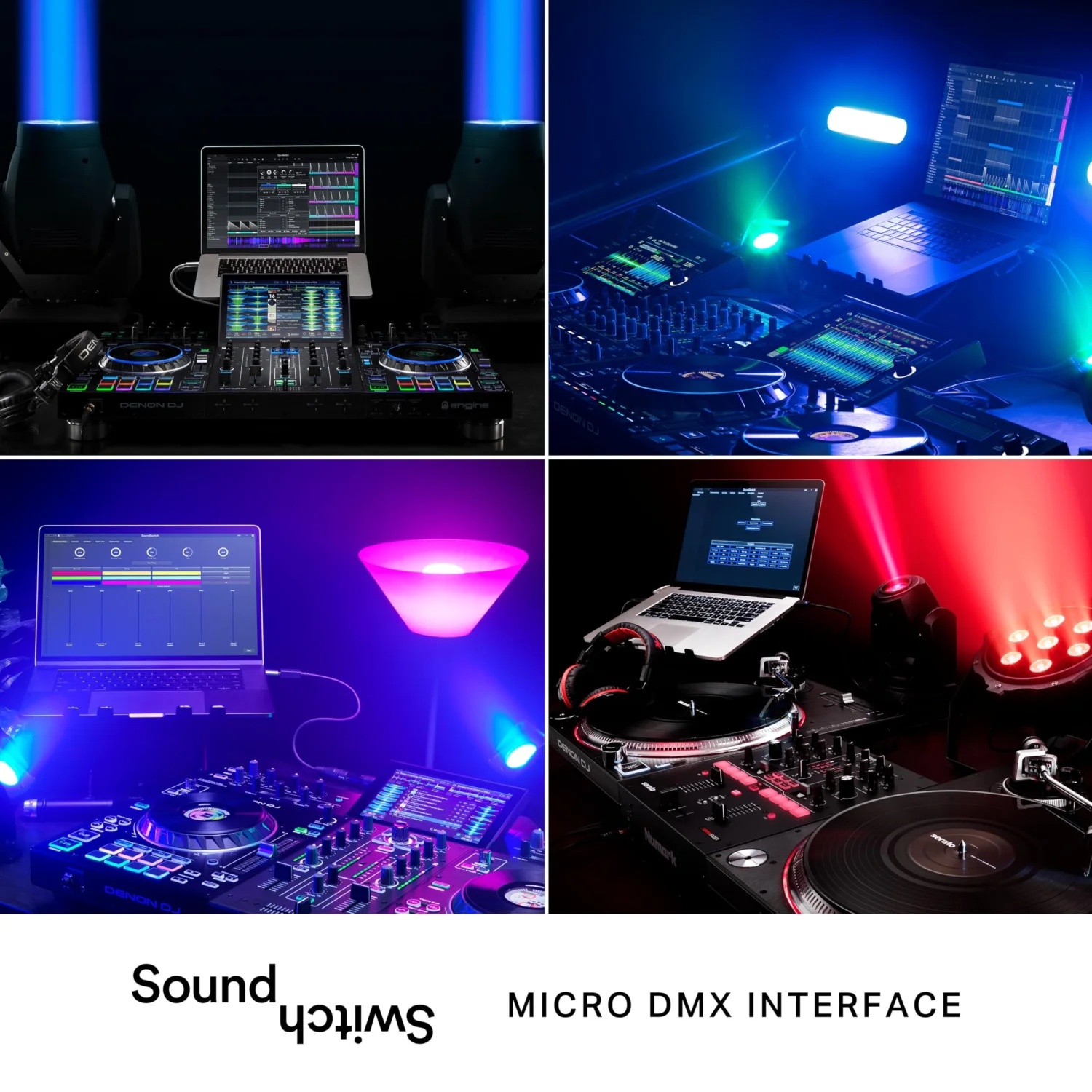 SoundSwitch Micro DMX Interface - Ultra-Compact USB to DMX Lighting Controller 2