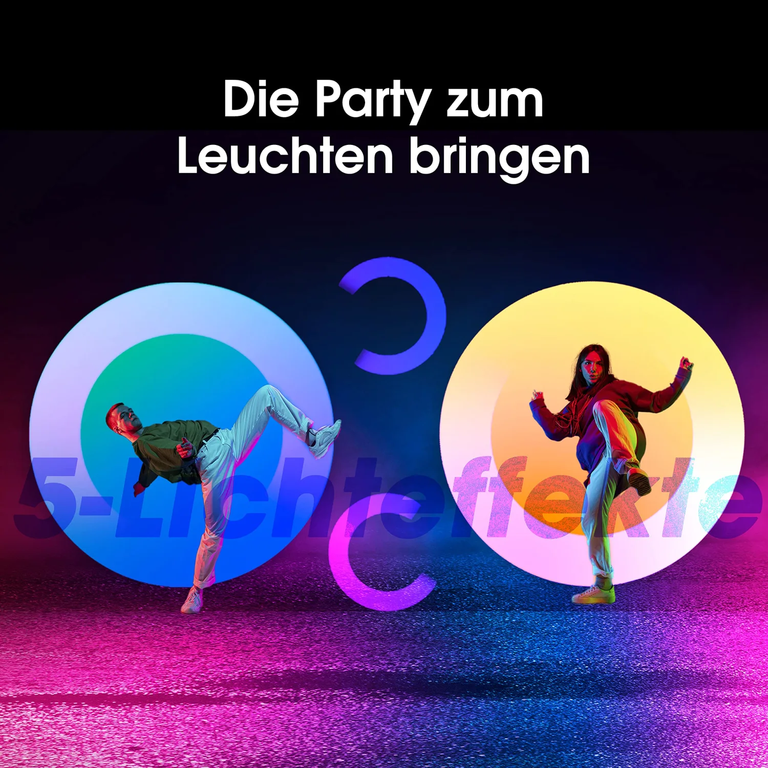 Hisense HP 110 Party Rocker One Plus Portable Party Speaker with Karaoke Mode Including 2 Microphones, 300 W Sound Volume, DJ Effects, Wireless Charging, 5 Light Effects, Up to 15 Hours Battery Life, 10