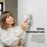 EconoHome Adjustable Plug-In Thermostat for Heating and Cooling - 230V Universal Temperature Controller