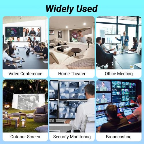Aukey HDMI Extender Over Ethernet LAN Up to 60M (196ft) - Transmitter & Receiver Repeater Kit