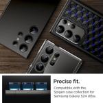 Spigen Glas.tR EZ Fit Camera Lens Protector for Samsung Galaxy S24 Ultra - Titanium Black (2 Pack)