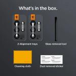 Spigen Glas.tR EZ Fit Camera Lens Protector for Samsung Galaxy S24 Ultra - Titanium Black (2 Pack)
