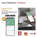 EMOS GoSmart Zigbee Smart Home Thermometer & WiFi Clock with LED Display