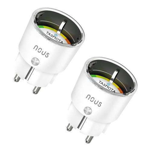 Nous A1T Smart WiFi Plug with Tasmota Pre-installed, 16A Energy Monitoring