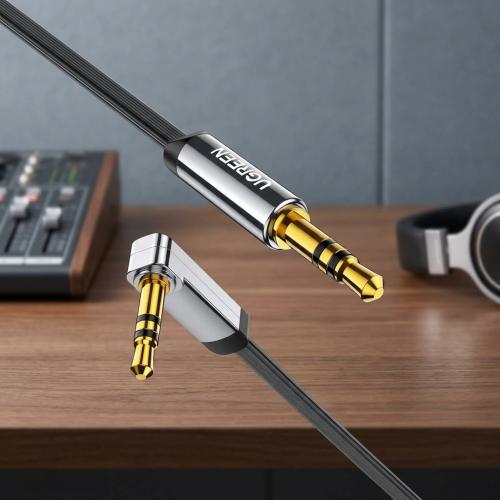 UGREEN 3.3FT Right Angle 3.5mm to 3.5mm Stereo Audio AUX Cable