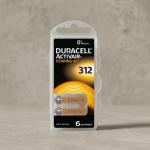 Duracell 312 Activair Mercury-Free Hearing Aid Batteries - 60 Cells