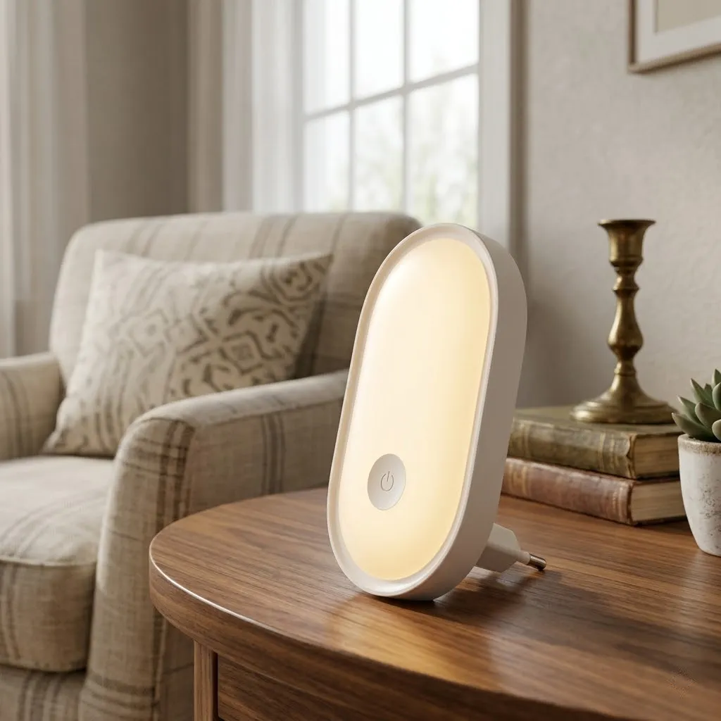 LDNIO Y2 Portable LED Night Light with Automatic Lumens Control Motion Sensor White