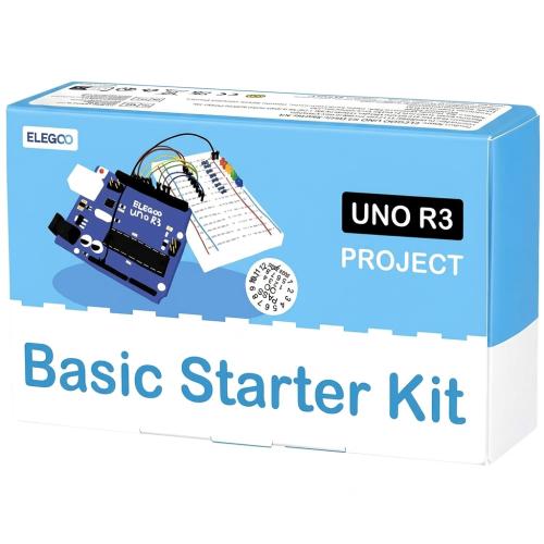ELEGOO UNO R3 Basic Starter Kit with Tutorial and UNO R3 Board for Beginners