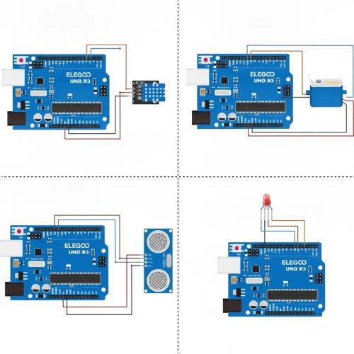 ELEGOO UNO R3 Basic Starter Kit with Tutorial and UNO R3 Board for Beginners