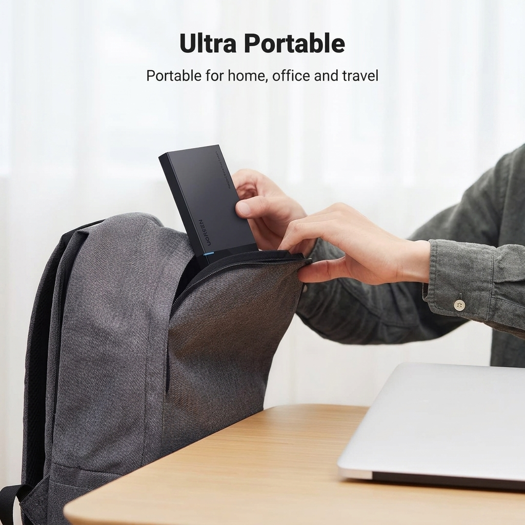 UGREEN 2.5-Inch USB 3.0 SATA External Hard Drive Enclosure & SSD Caddy 30847 7