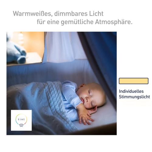 Tint by Müller-Licht Smart LED Bulb, E27, Dimmable Warm White, Zigbee Compatible