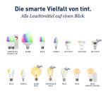Tint by Müller-Licht Smart LED Bulb, E27, Dimmable Warm White, Zigbee Compatible