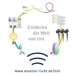 Tint by Müller-Licht Smart LED Bulb, E27, Dimmable Warm White, Zigbee Compatible