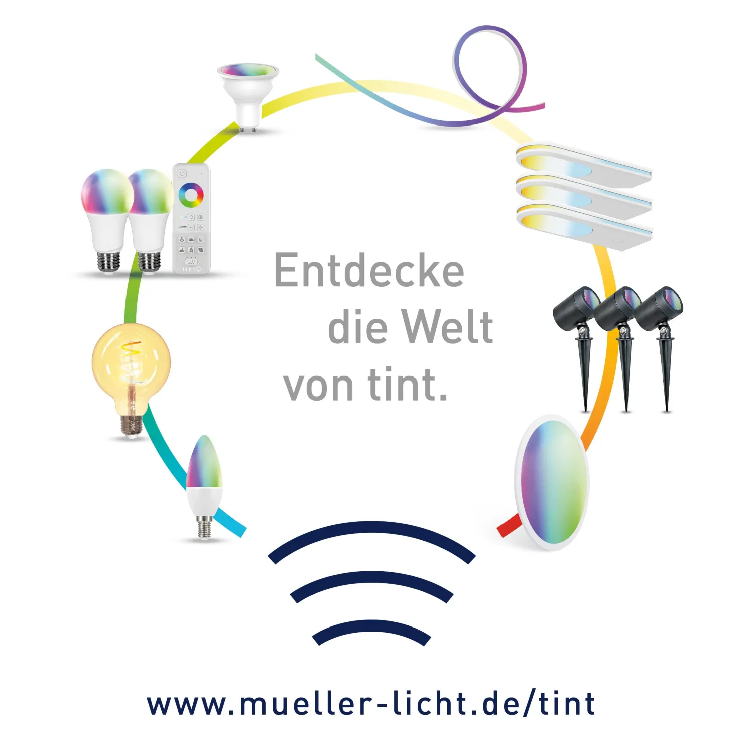 Tint by Müller-Licht Smart LED Bulb, E27, Dimmable Warm White, Zigbee Compatible 7