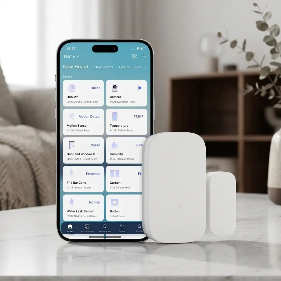 Aqara Zigbee Door and Window Contact Sensor – Smart Home Security & Automation