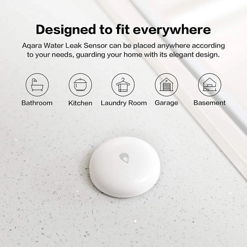 Aqara Smart Water Leak Sensor - Zigbee Leak Detector for Home Automation