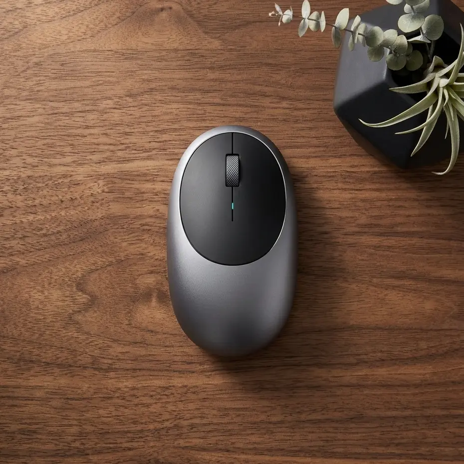 Satechi M1 Wireless Bluetooth Mouse - Space Gray, USB-C Rechargeable