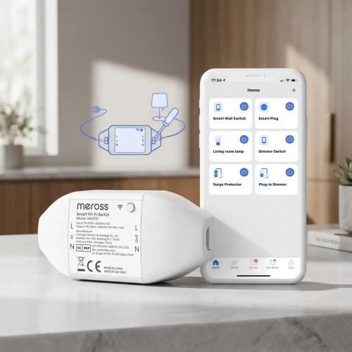 Meross Smart WiFi Universal Wireless Switch DIY Remote Control for Household Appliances