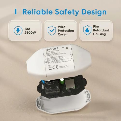 Meross Smart WiFi Universal Wireless Switch DIY Remote Control for Household Appliances