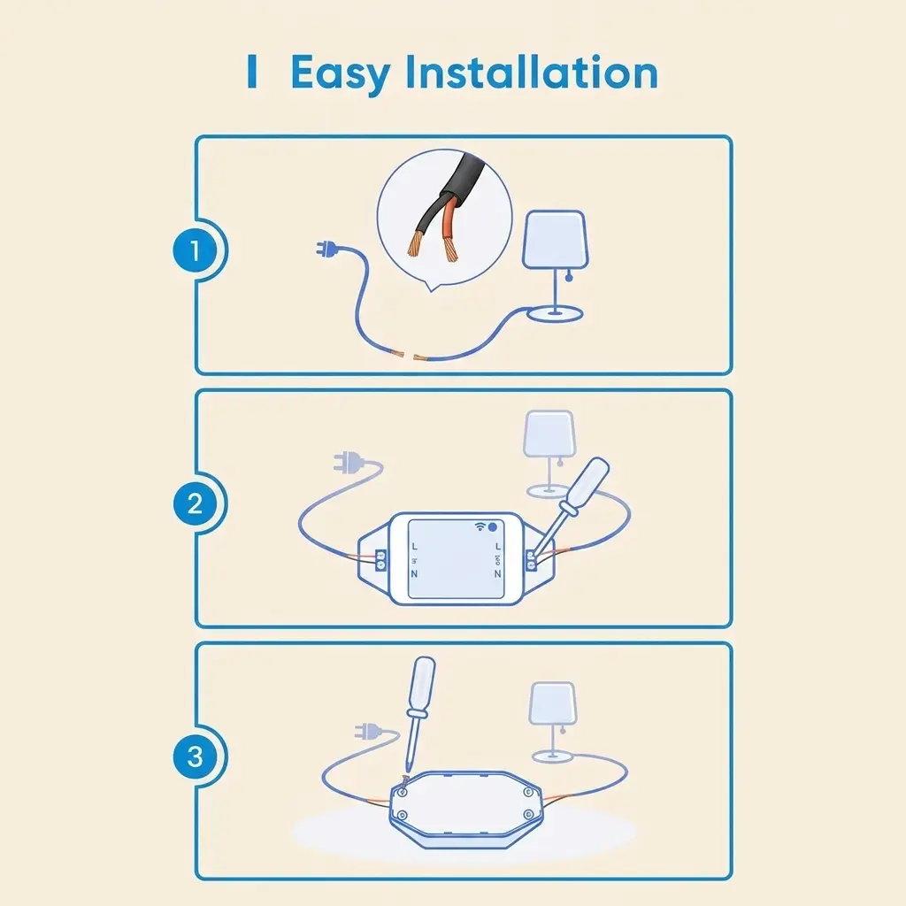 Meross Smart WiFi Universal Wireless Switch DIY Remote Control for Household Appliances 6