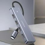 UGREEN USB-C to 4-Port USB 3.0 Hub with Power Delivery - Aluminum 70336