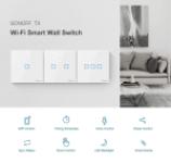 SONOFF T2UK3C-TX 3-Gang Wi-Fi Smart Touch Wall Switch - White