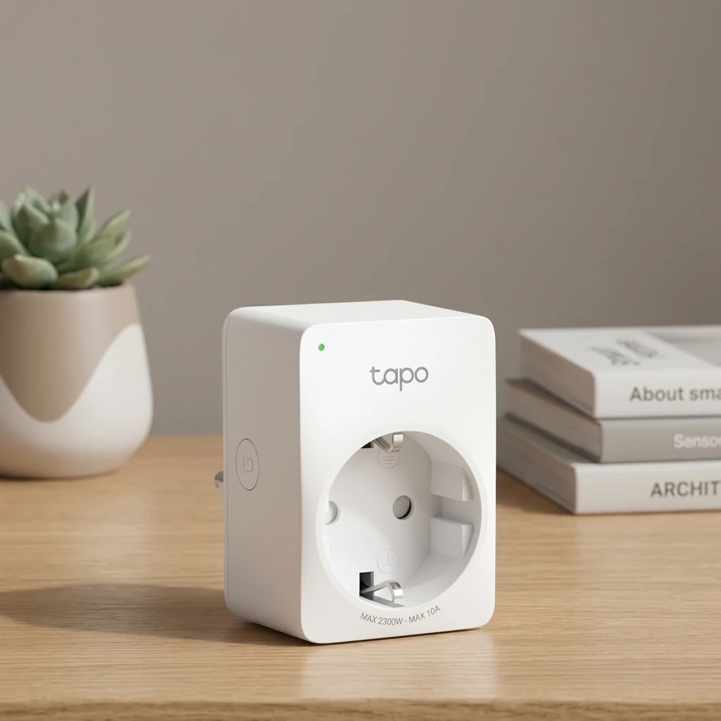 TP-Link Tapo P100 Smart Wi-Fi Plug - Compact Smart Socket with Energy Monitoring & Voice Control
