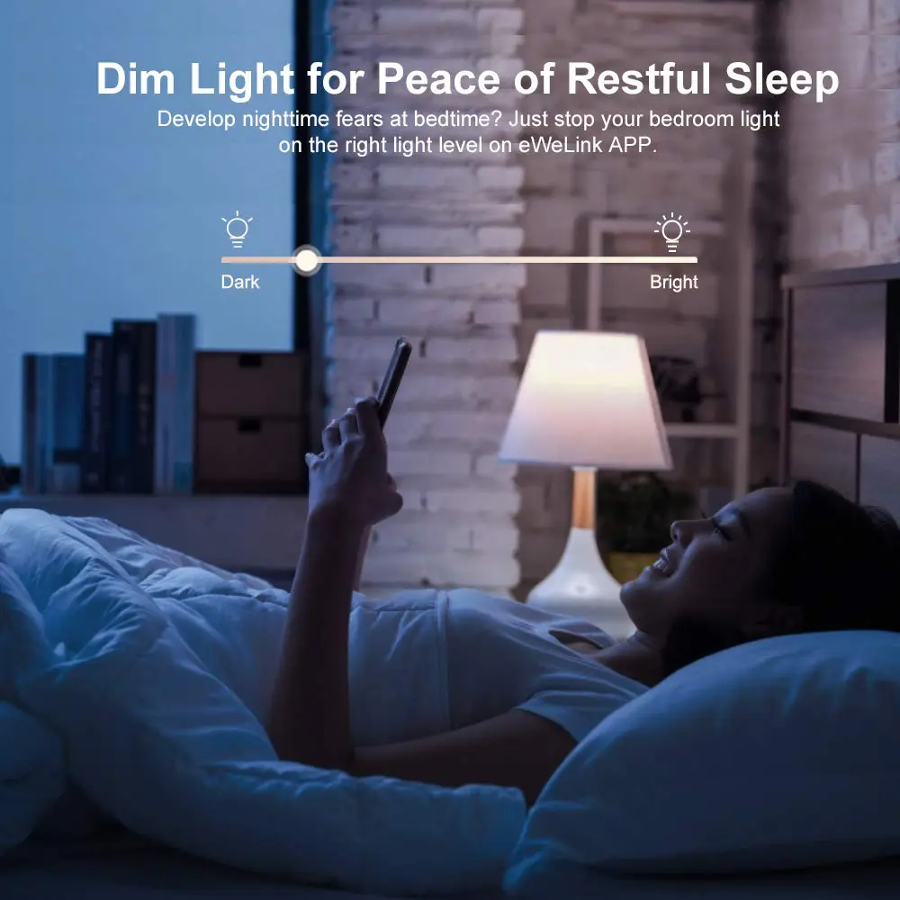 SONOFF D1 WiFi Smart Dimmer Switch - 433MHz RF & App Control 3