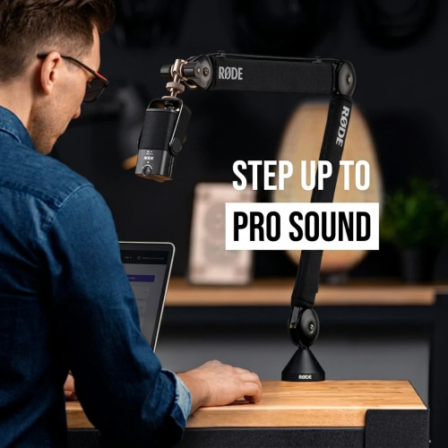 RODE NT-USB Mini Studio-Quality USB Condenser Microphone - Black