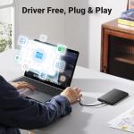 UGREEN USB-C 2.5 Inch SATA Hard Drive Enclosure - 6Gbps UASP Supported 80556