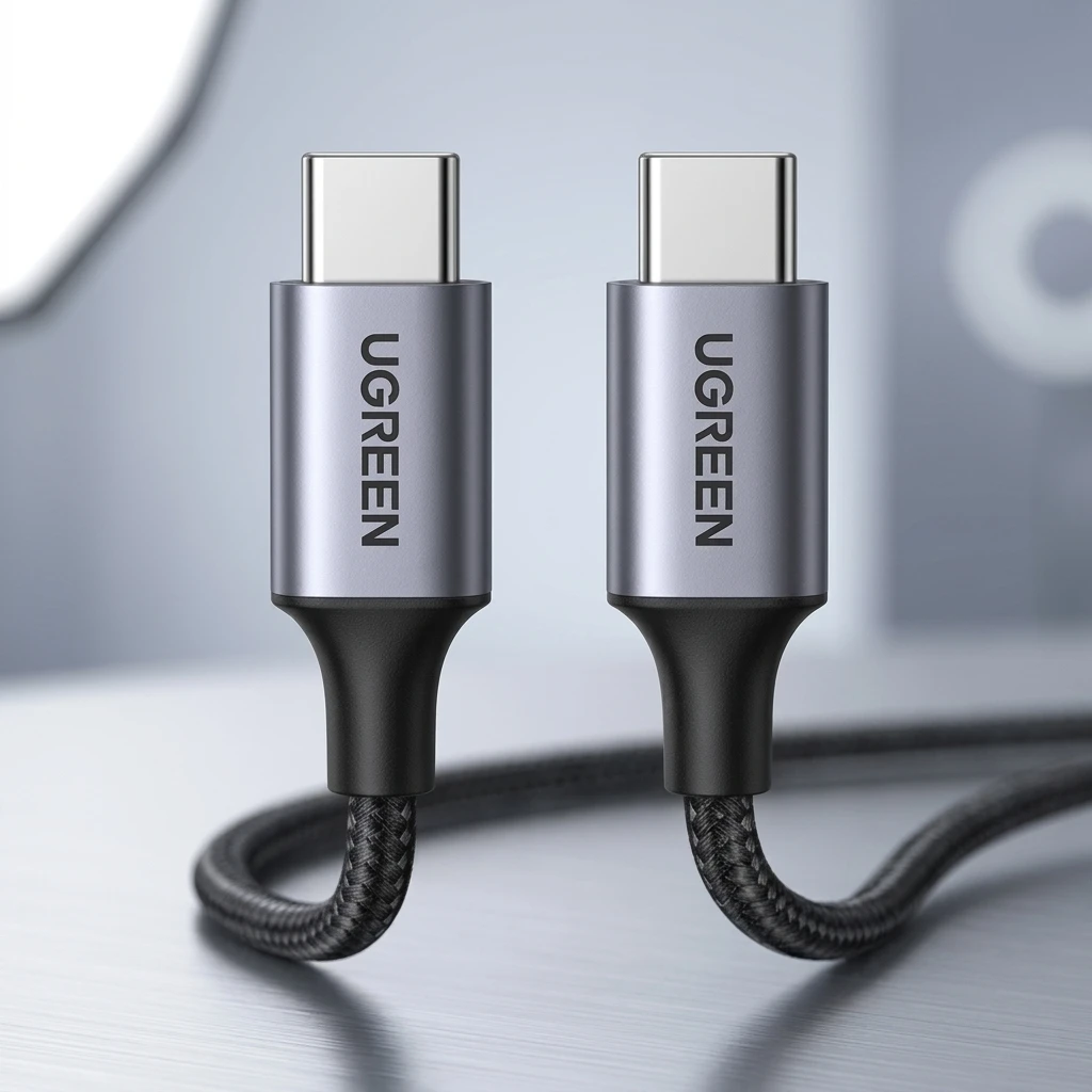 UGREEN USB-C to USB-C 60W Fast Charging Cable - 3 Meters, Braided Nylon 80715