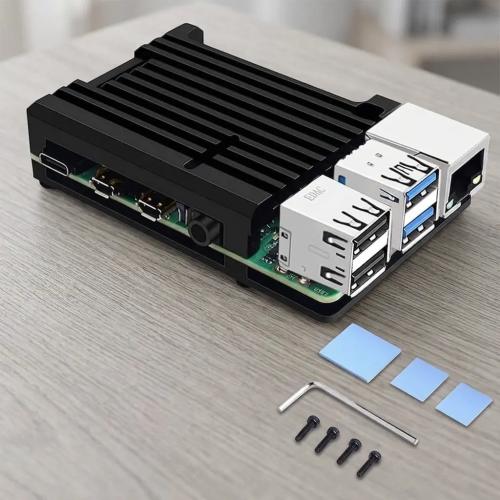 GeeekPi Armor Aluminum Heatsink Case for Raspberry Pi 4