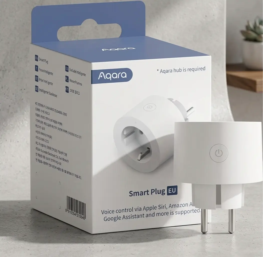 Aqara Smart Zigbee 3.0 Plug with Energy Monitoring - HomeKit & Alexa Compatible