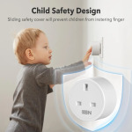 HBN Smart WiFi Plug Socket - 13A Energy Monitoring Timer with Alexa & Google Home Compatibility