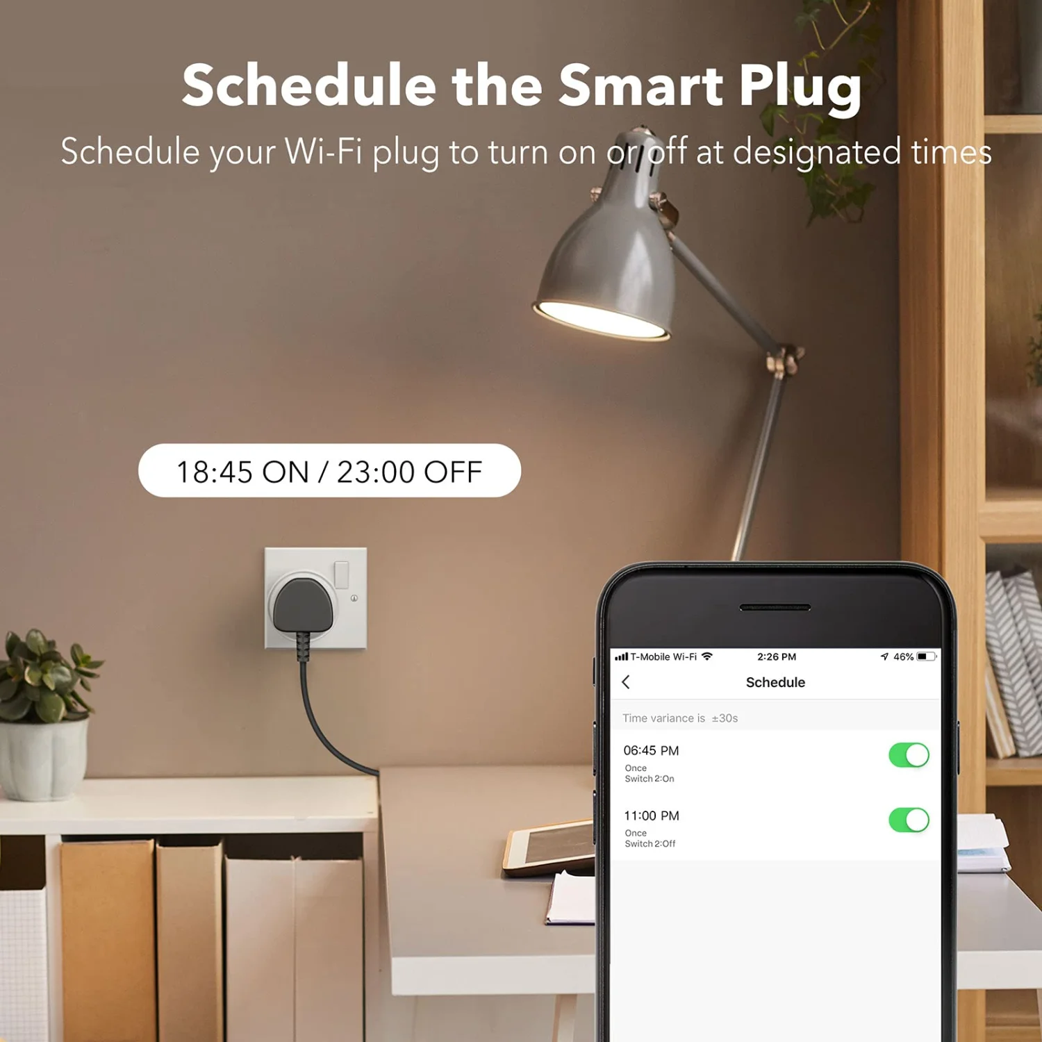 HBN Smart WiFi Plug Socket - 13A Energy Monitoring Timer with Alexa & Google Home Compatibility 4