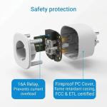 Meross Smart WiFi Socket (Type F) - 3 Pack | Apple HomeKit, Alexa & Google Assistant Compatible