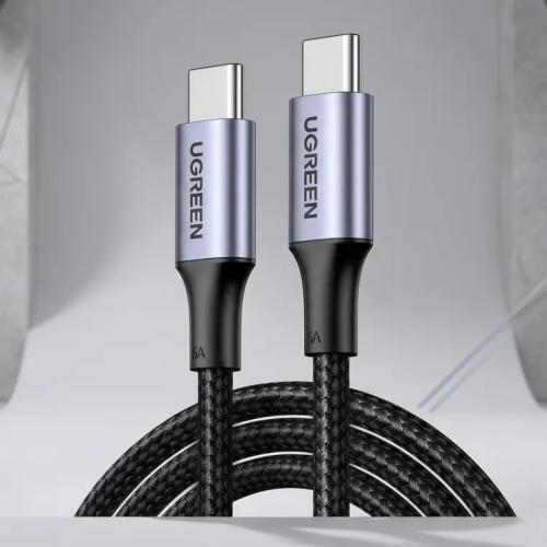 UGREEN 100W USB-C to USB-C Fast Charging Cable - 2-Pack, 2 Meter, Black 10232