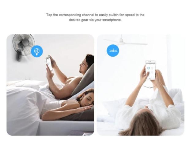 Sonoff 4CHR3 4-Gang Wi-Fi Smart Switch with DIN Rail Mount