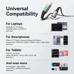 INIU 100W 2 Meter Fast Charging Short USB-C to USB-C Cable (2-Pack, 2m)