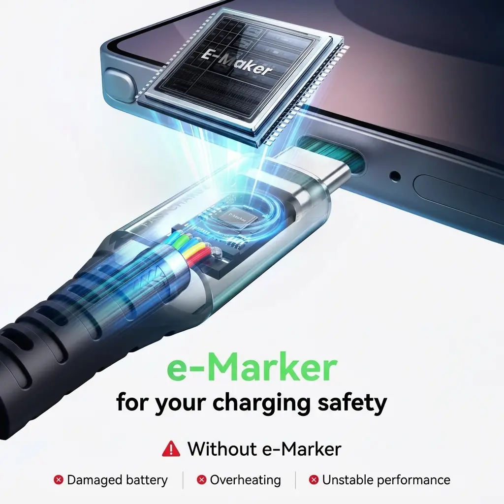 INIU 100W 2 Meter Fast Charging Short USB-C to USB-C Cable (2-Pack, 2m) 2