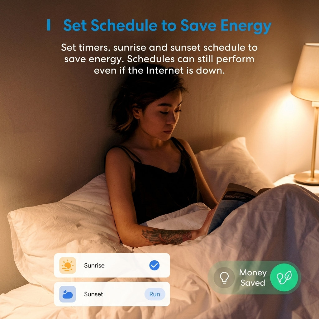 Meross Smart Wi-Fi Touch Light Switch, 1-Way Single Pole, Apple HomeKit & Alexa Compatible, White 7