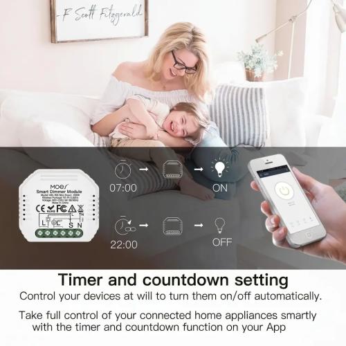 MOES Tuya WiFi Smart LED Dimmer Switch Module 1 Gang