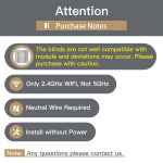 MOES WiFi Mini DIY Smart Curtain Switch Module for Electric Motorised Roller Blinds and Shutters