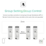 BTF-LIGHTING WB5 5-in-1 Smart WiFi LED Controller for RGB/CCT/Dimming Strips