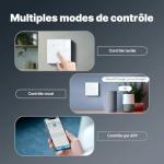 MOES 1-Gang WiFi Smart Touch Wall Switch - No Neutral Required